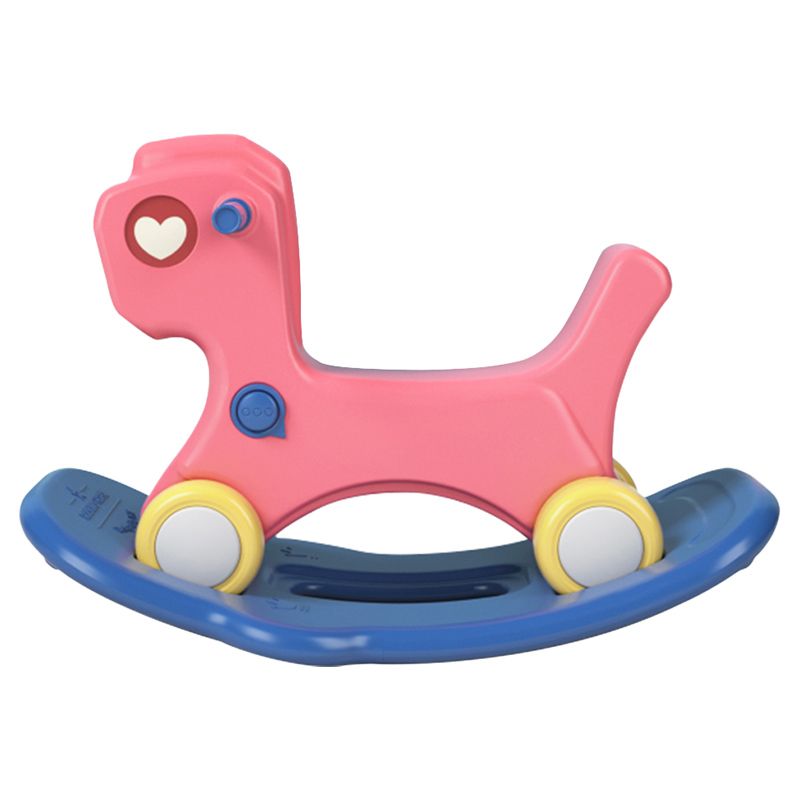 Little Angel Kids 4 In 1 Rocking Horse And Ride On Push Car Blue
